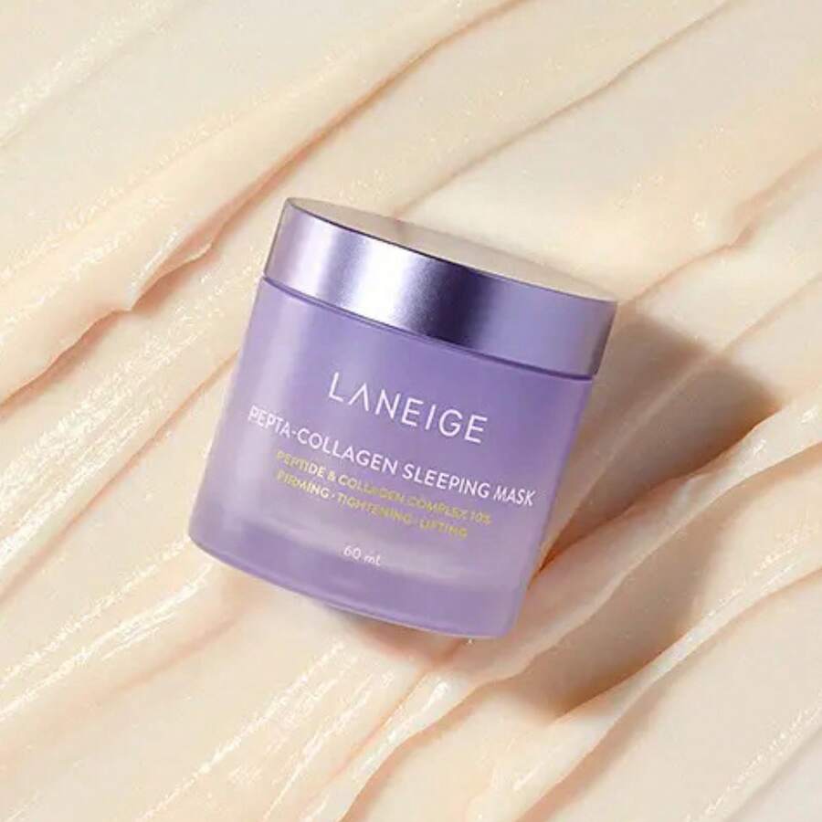 Laneige لانيج - قناع النوم ببتيد-كولاجين لشد البشرة وتنعيمها ورفعها 60 مل - قناع الوجه - Collagen - مشاهدة 1