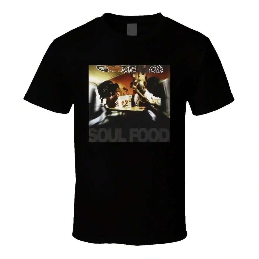 Goodie Mob Soul Food 90's Hip Hop Album Cool Retro T Shirt - 款式 - 查看 1