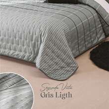 Neo Comforter Set With Pillowcases Included BEUTTY HOME - GRAY - View 3