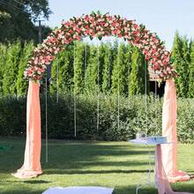 1pc Artificial Rose Vine, 45 Heads Rose Garland Decor, Plastic - Multicolor - View 5