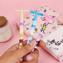 5支/套 随机款式创意卡通滑板笔，可爱文具礼品，学生必备，开学季好礼 - A - 查看 3