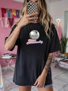 Women T-Shirts - Black - View 1