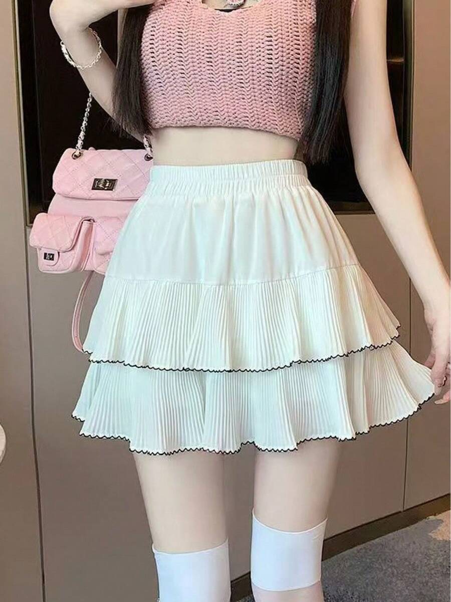 Women Skirts - White - View 1