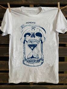 Collection 2026, Serial Number 12313. Loose-Fitting And Comfortable Vintage T-Shirt. - White - View 7