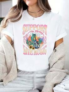 Women T-Shirts - White - View 1