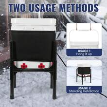 5.28Gal Winter-Proof Heated Chicken Waterer With Stand | Removable Pad & 8 Nipples | No-Freeze Poultry Drinker Coop Essential - 20L - View 3