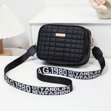 Bolso de mano moderno y versátil para mujer, estilo casual elegante con un toque de alta gama, bolso de hombro estiloso ideal para ir de compras. - Gris - Ver 8
