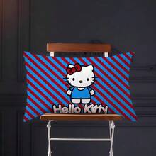 SANRIO 1pc Cute Cartoon Sofa Cushion Cover - Square Throw Pillow Case, Bed Cushion Cover, Bedroom Decorative Pillowcase (Pillow Insert Not Included). Single-Sided Print (Pillowcase Only, Pillow Insert Not Included). Decorative Square Pillowcase - Suitable For Holiday Decor, Sofa, Bedroom And Bed, All Seasons. - 1PC - View 14
