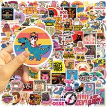 100pcs Dungeon Crawler Carl Stickers, Funny Dungeon Crawler Carl Book Stickers, Dungeon Crawler Carl Merchandise, Waterproof Stickers Suitable For Water Bottles, Computers, Laptops, Phones, Suitcases, Notebooks, Refrigerators - 3 - View 7