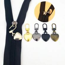 3Pcs Heart-Shaped Zipper Pulls, Universal Zipper Replacement Sliders Suitable For Jackets, Backpacks, Handbags, (Multi-Color Options) - Multiple Styles - View 8