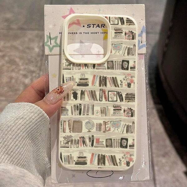 1pc TPU Material Artistic Book Landscape Pattern Phone Case Compatible With Iphone 17 Pro Max/17/16 Pro Max/15/13/12/11, S20 FE/A15/S24/A55, Note 11/Note 12/Note 13 Pro, Full Coverage Anti-Drop Soft Protective Phone Cover