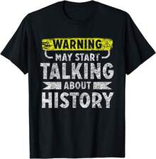 I Love History Shirt Funny History Lover Gifts Gift Unisex T-Shirt - 黑色 - 查看 1