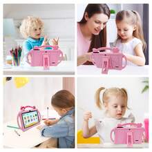 Kids Tablet, 7 Inch Android Tablet, 2GB+32GB, WiFi, IPS Screen, Parental Control, Games, Learning Educational Tablet For Toddlers - hồng - Xem 6