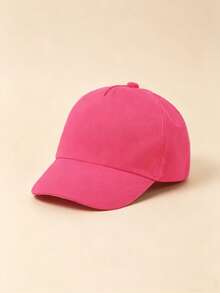 1pc Infant Solid Color Soft Brim Baseball Cap, Multiple Colors Available, Fashionable Minimalist, Lightweight Soft Sun Protection, Suitable As Birthday/Holiday Gift, Everyday Wear For Baby Boys And Girls In Spring/Summer - Multicolor - View 25