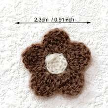 6/12/18Pcs Floral Applique Patches, Suitable For Clothing, Hats, Shoes, Crafts, Sewing Supplies, Fabric Patches, Headwear, Embroidery Flower Pieces, DIY Clothing, Shoes, Hats Accessories - Multicolor - View 5