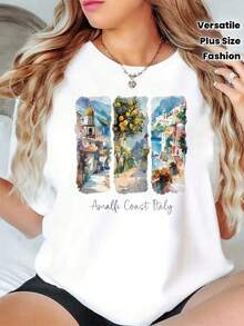 Camiseta de mujer para primavera y verano - Blanco - Ver 9