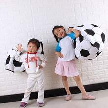Unisex Fillable Bean Bag Chair Cover With Football Pattern, Toy Storage Bag, Washable Multi-Functional Seat For Play And Relaxation - Football - View 7
