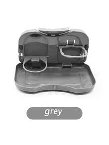 Multifunctional Folding Car Table, Car Seat Back Table And Tray, Car Cup And Beverage Holder, Multifunctional Children's Meal Tray, Car Beverage Holder, Folding Car Laptop Desk - A - View 10