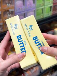 慢回彈紓壓玩具 奶油香氣 軟萌捏捏樂 指尖玩具 起司造型 仿真奶油慢回彈玩具 柔軟耐壓壓力棒 - 多色 - 查看 9
