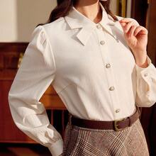 Women Blouses & Shirts - 白色的 - 查看 5