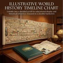 Adam's Synchronological Chart Or Map Of History - Historical Timeline Wall Panel - A - View 7