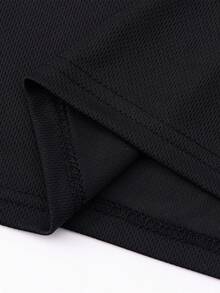 Camisetas, Camiseta Gráfica para Hombre "Thrill Seeker" |   Estilo Urbano de Motociclista, Suave y Transpirable, 100% Fibra, Diseño con Estampado Atrevido, Cuello Redondo, Manga Corta, Camisa Casual de Verano, Tela Ligeramente Elástica - Negro - Ver 3