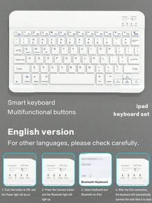 可拆卸式無線藍牙鍵盤保護殼附筆槽，適用於 iPad Air 5代 2022/Air 4代 2020/Air 6(M2) 2024/Air 7(M3) 2025/Air 8(M4) 2026、9.7"、7/8/9代 10.2"、11(A16) 10代、Pro 11 1/2/3/4代，粉紅色 - 粉色 - 查看 8