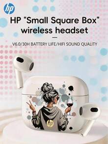 HP 無線藍牙 5.3 耳機，自動配對附麥克風，最高 30 小時電池續航力，Type-C 充電，IPX4 防汗設計，適合遊戲與運動，相容主流設備 - 查看 2