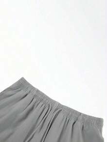 1 pieza Pantalones rectos casuales y sueltos para hombres, pantalones deportivos para primavera/verano para correr, actividades al aire libre, senderismo, trotar, fitness, ropa urbana, playa, viajes diarios, pantalones rectos con rayas de moda, otoño - Gris Claro - Ver 6