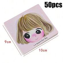 50/100pcs Hair Accessory Packaging Cards, Hair Clip & Pin Packaging Paper Cards, DIY Hair Accessory Materials And Jewelry Components - Hair Accessory Packaging Card - View 10