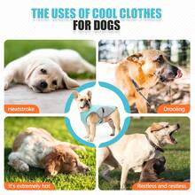Dog Cooling Vest With Ice Packs, Summer Pet Evaporative Cooling Vest, Adjustable Pet Cooling Shirt With D-Ring, Suitable For Large, Medium And Small Dogs - Multicolor - View 7