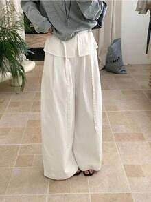 Women Pants - Khaki - View 3