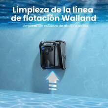 INSE Powerful Wall-Climbing Robotic Pool Cleaner + Premium Filtration | Cordless, Perfect For In-Ground Pools - Black - View 7