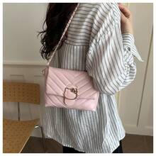 2026 Spring Summer Embroidered Mini Bag Retro Stylish Niche Commute Crossbody Bag - 粉色 - 查看 5