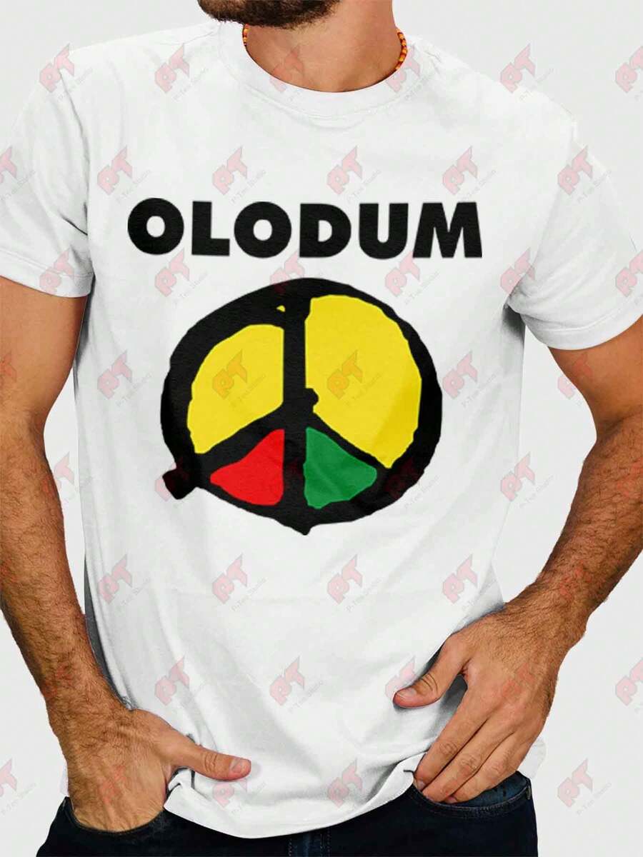 Olodum Vintage Unisex Retro White Shirt, SIZE, Loose And Comfortable - White - View 1