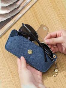 Fashionable Eyeglass Case, Anti-Drop Portable Chain Hanging Bag, For Fashion Eyeglasses Storage, Travel, Vacation, Back To School Essentials, Women's Fashion Eyeglasses And Eyeglass Storage Box - Multicolor - View 7