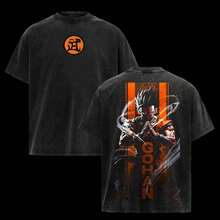 1pc Gohan  Shirt Streetwear Anime Manga Unisex Oversized Men Graphic Tee Summer Outfits For Women Vacation Outfits Women Summer Summer Clothes Summer Tops Beach Outfits For Woman - 灰色 - 查看 8