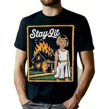 Men T-Shirts - Black - View 9
