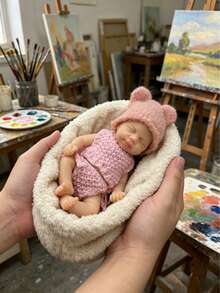 1 PC 6 Inch Pascal Girl Reborn Doll Full Solid Silicone Body Soft Skin Like Feel Perfect Gift For Kids & Collectors(Anatomically Accurate) - Reborn Doll - View 3
