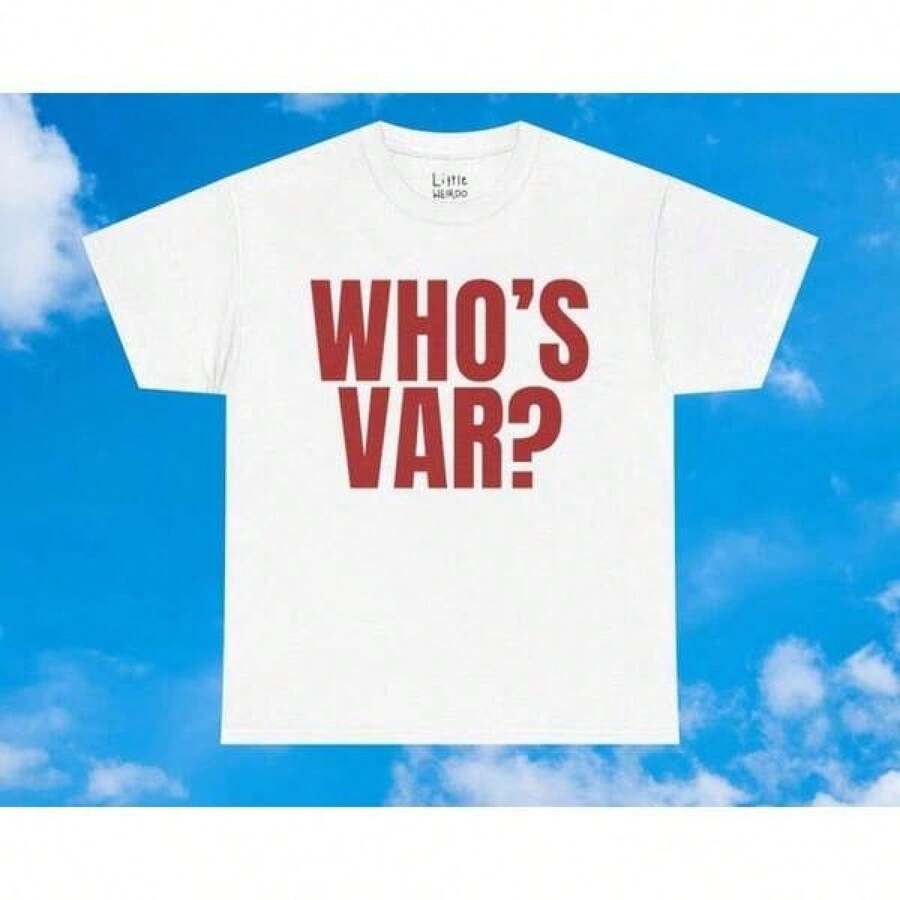Camiseta para bebé Who's Var England |     La Camiseta "Está Volviendo a Casa" |     Camiseta divertida de Inglaterra |     Uniforme de Fútbol Femenino |     Camiseta Oversized de la Copa del Mundo - Negro - Ver 1
