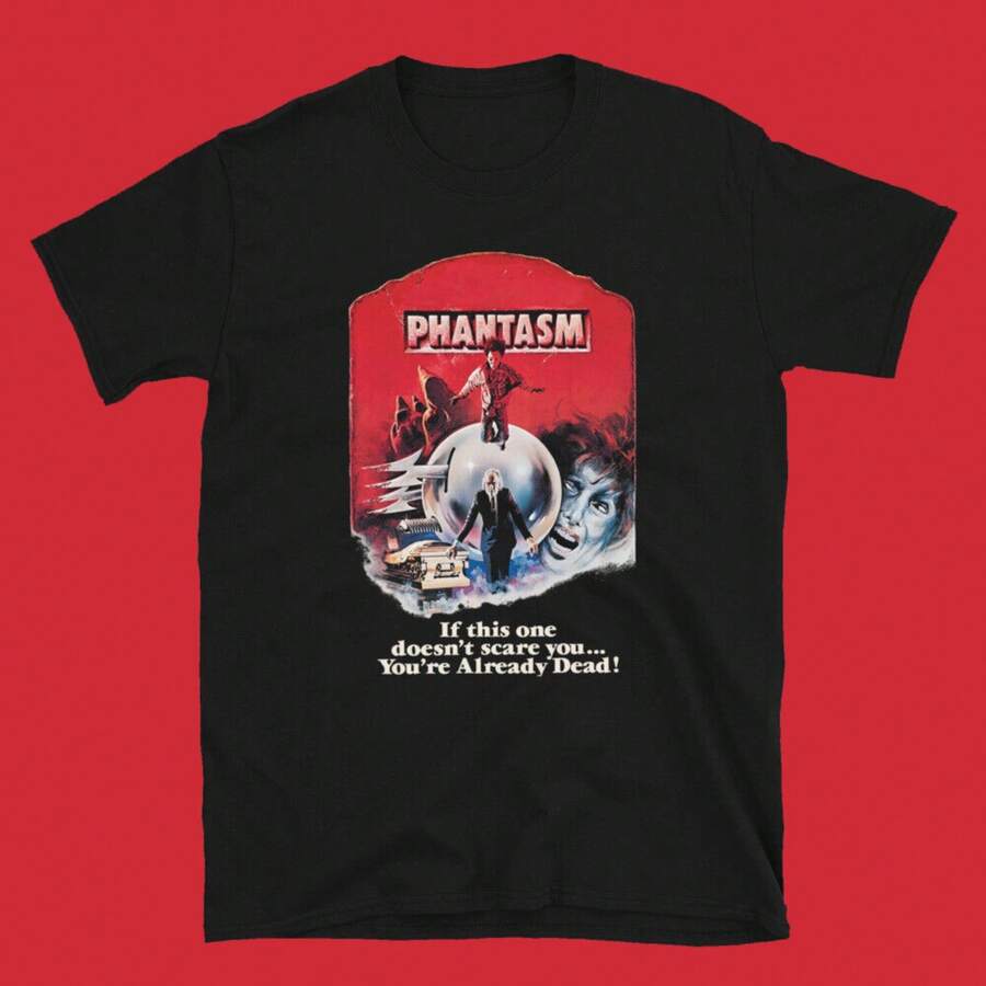 PHANTASM2 1979 T-SHIRT HORROR CLASSIC VINTAGE SUMMER - Black - View 1