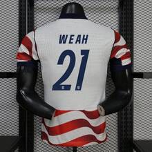 2026 World Cup USA National Team Jersey, Short Sleeve Football Fan & Player Edition - USA Home Game #21 - View 4