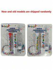 1/2pcs Musical Fireworks Birthday Cake Decor, Cake Topper With Singing Function And Flower Props, Enhance Party Atmosphere, Suitable For Birthday Parties - A Multicolor - View 4