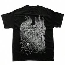 Camiseta Crypt Fire - Negro - Ver 1
