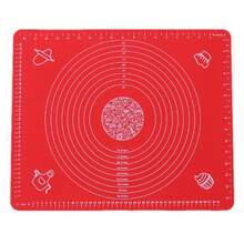 5 Sizes Silicone Baking Mat, Kneading Mat, Pizza Mat, Non-Stick Cake Mat, Cake Baking Tool, Kitchen Utensils - Green - View 6