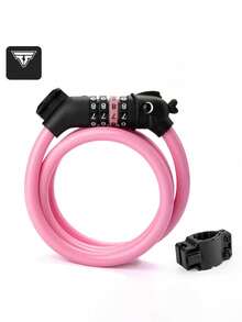 1pc TOSUOD Heavy Duty 5-Digit Combination Bicycle Lock With Steel Cable, Password And Lock Shackle - Anti-Theft Black Security Lock, Suitable For Motorcycle, Trailer, RV - Multicolor - View 14