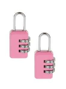 1/2Pcs Steel Wire Rope 3-Digit Combination Padlock, Luggage Combination Padlock, Steel Cable Padlock, Small Combination Lock, Customizable Password, Combination Padlock, Luggage Metal Combination Lock, Mini Coded Key Lock, Home, Luggage Lock, Copper Core Padlock, Classroom Locker, Etc. - Multicolor - View 19