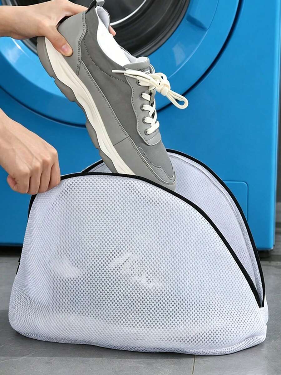 Bolsa de malla para lavadora de uso doméstico, cuidado de zapatos, ropa delicada, pantalones de vestir, botas, jeans, faldas, lencería, ropa interior, calcetería, blusas, tops de verano, organizador de protección de armario minimalista de primavera - Multicolor - Ver 1