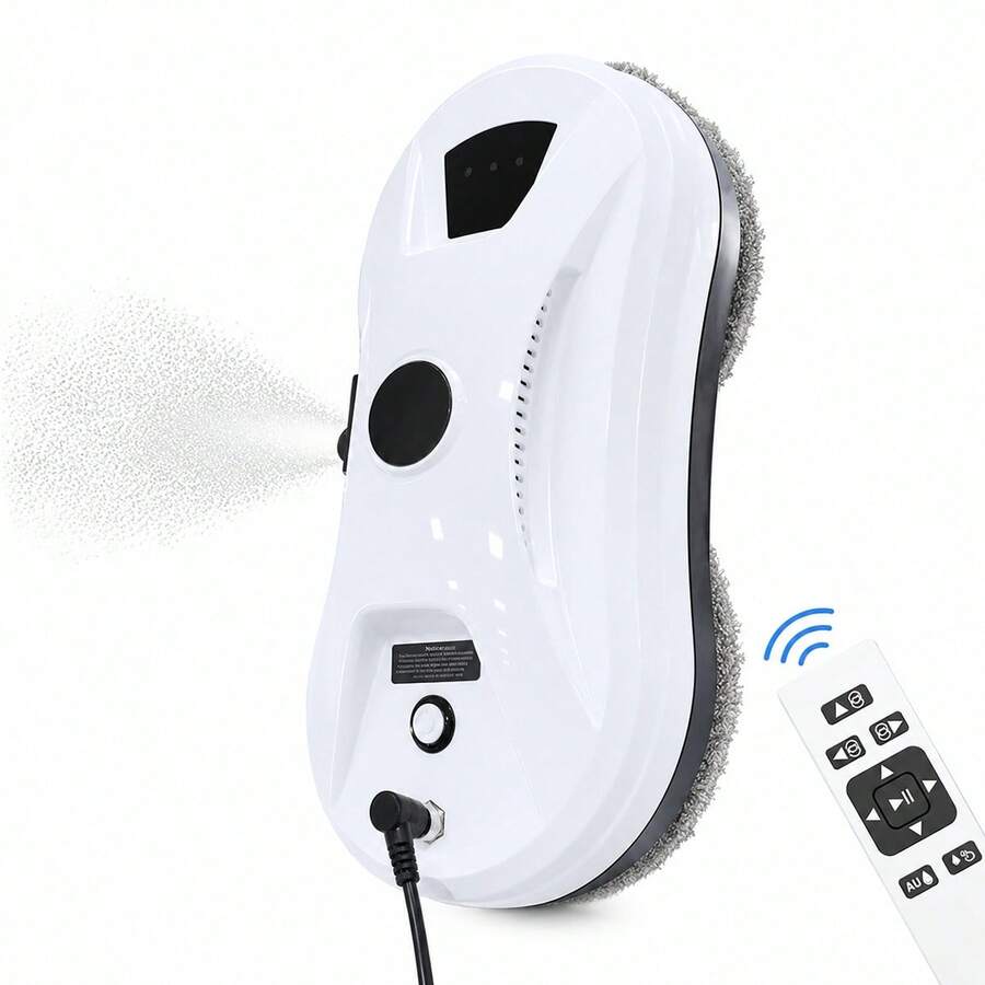 Robot Limpiacristales Klack Automático con Pulverización de Agua, Succión 5600Pa y Control Remoto - Enchufe EU Tipo F(220-240V) - Ver 1