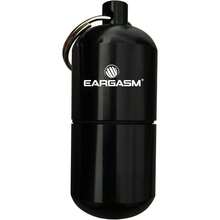 Keychain Earplug Travel Carrying Case - Convenient Metal Waterproof Keychain Container Perfect For Traveling With Ear-Plugs, Pills, Medicine And Small Items On-The-Go - Black, 1.06 In X 2.2 In - 1 - View 5